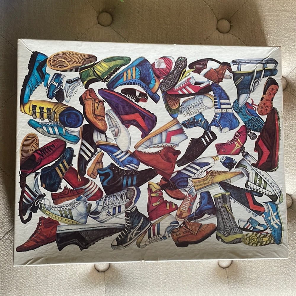 🧩 Vintage The Great American Puzzle Company Puzzle: Sportshoes